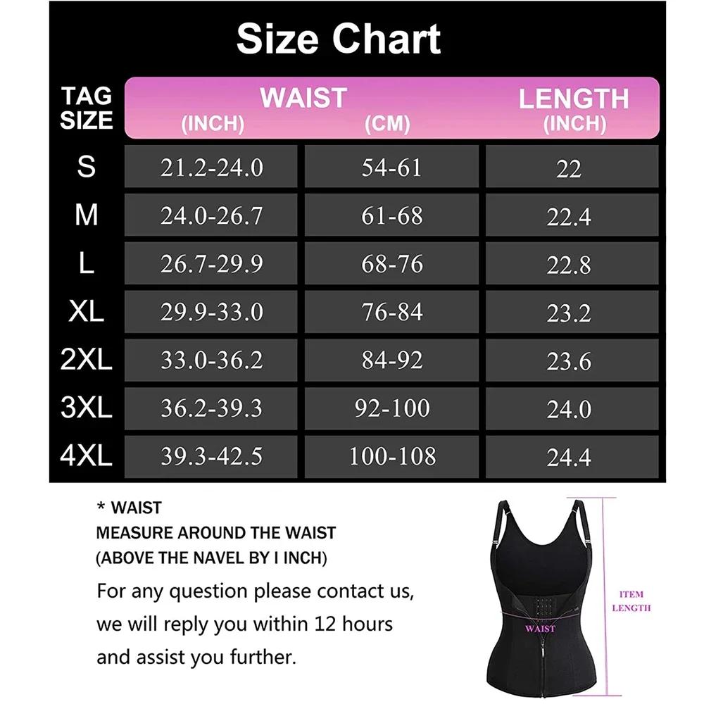 1 Pièce Ceinture d'Entraînement pour Femmes Corset Shapewear avec Fermeture Éclair Débardeur Cintreur de Taille pour Femmes avec Bretelles Réglables