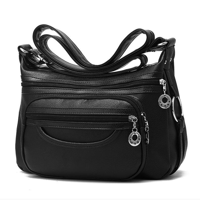 

Lady Bag Many Pockets Large Capacity Women Crossbody Bag For Mom Travel Casual Adjustable Belt Handbags Premium