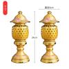 Alloy Household Fruit Tray Censer Supply Platform Water Cup Shrine Lamp Sacrificial Supplies Buddhist Hall Temple Crafts Decor