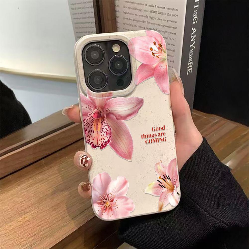 Red Lily Phone Case Suitable For IPhone 17 Pro Max Air 16 15 Plus 14 13 12 11 Case Cover Funda For IPhone 16 15 14 Plus Case