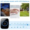 Waterproof Wireless Doorbell Kit for Home Use, Adjustable Volume, 5 Levels of Volume, 60 Ring Tones, Easy To Use, with LED Indicator
