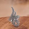 Women's Handmade Thai S925 Silver Jewelry: Marcasite Ring