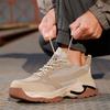 Fashion Men's Labor Shoes Indestructible Comfortable Breathable Safety Work Boots Sneakers Anti Smashing Outdoors Male Footwear