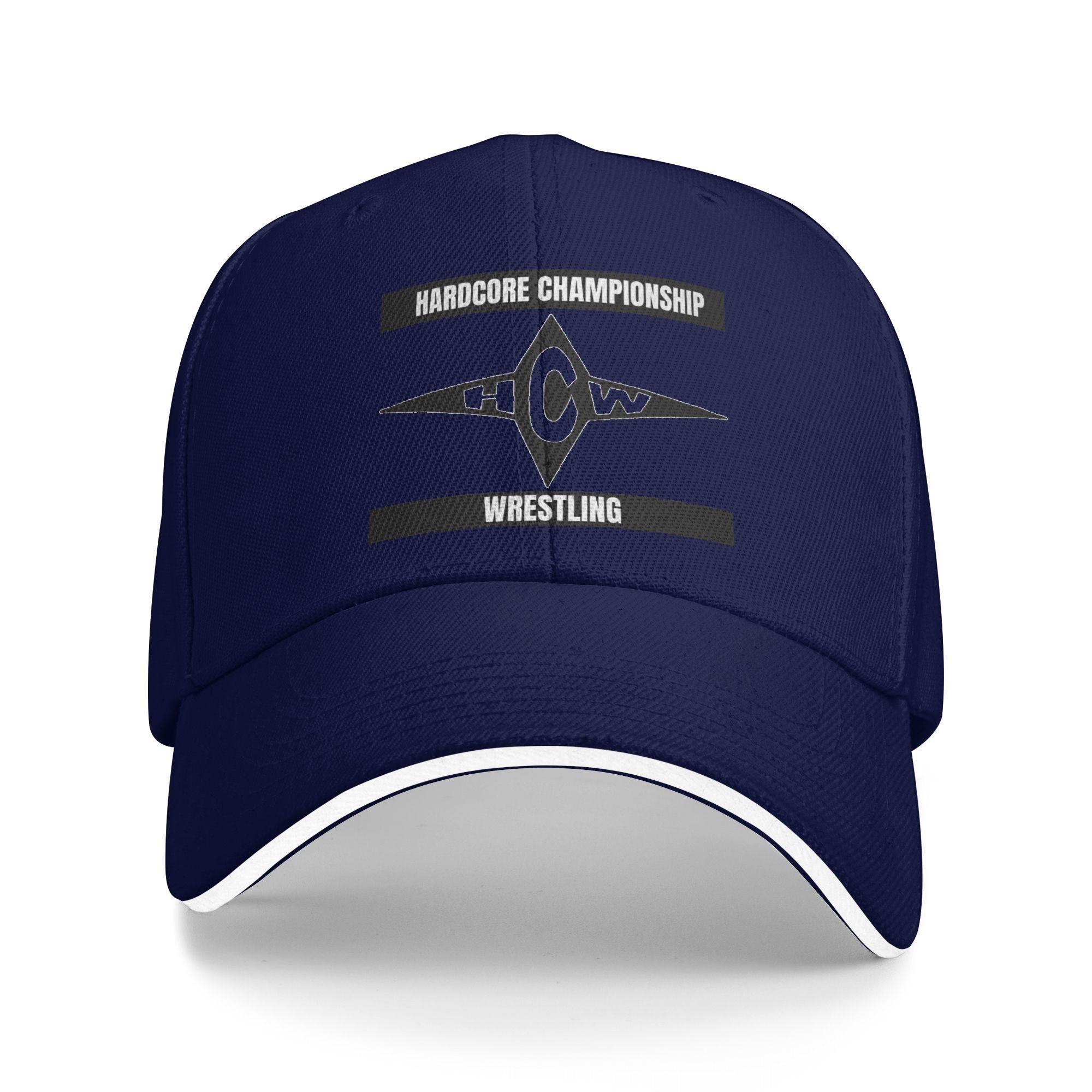 Baseballkappe Ecw Hardcore Wrestling Jagd Camping Hip Hop Hüte Für Damen Herren Hohe Qualität Klassische Baseballkappen One Size blue