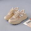 Women's Shoes with A Poop Like Feel, Mesh Shoes with Breathable Mesh Surface, Thin Sports Shoes, Summer Hollowed Out White Board Shoes