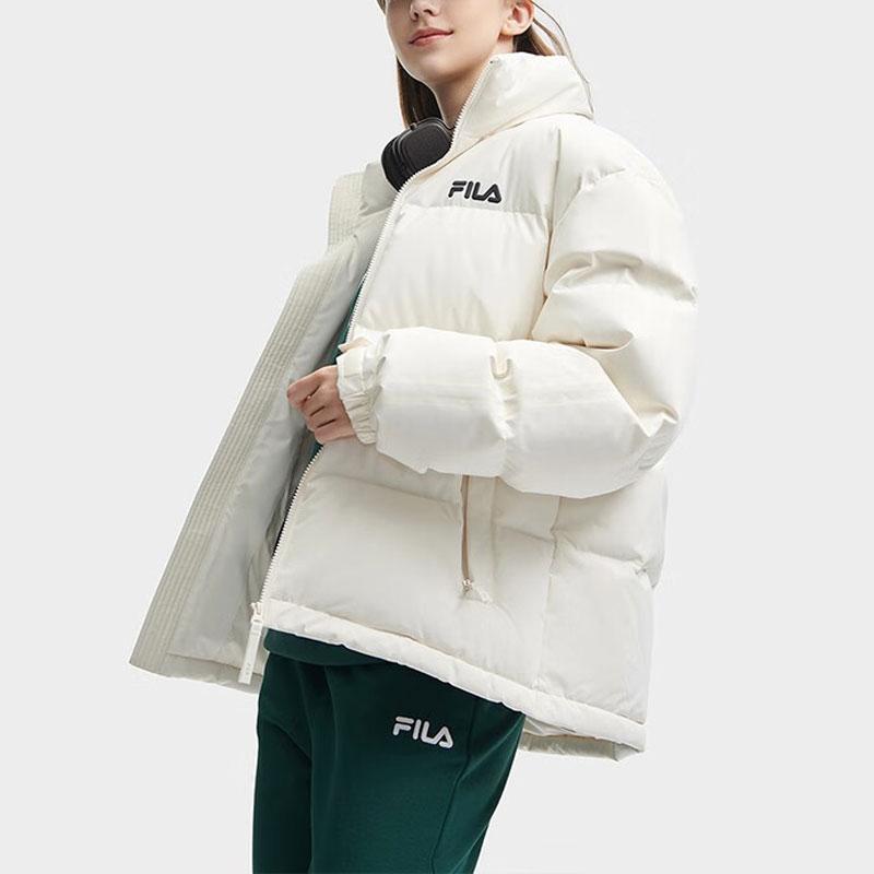 Men's Jacket FILA ORIGINALE Down Jacket Unisex Ivory