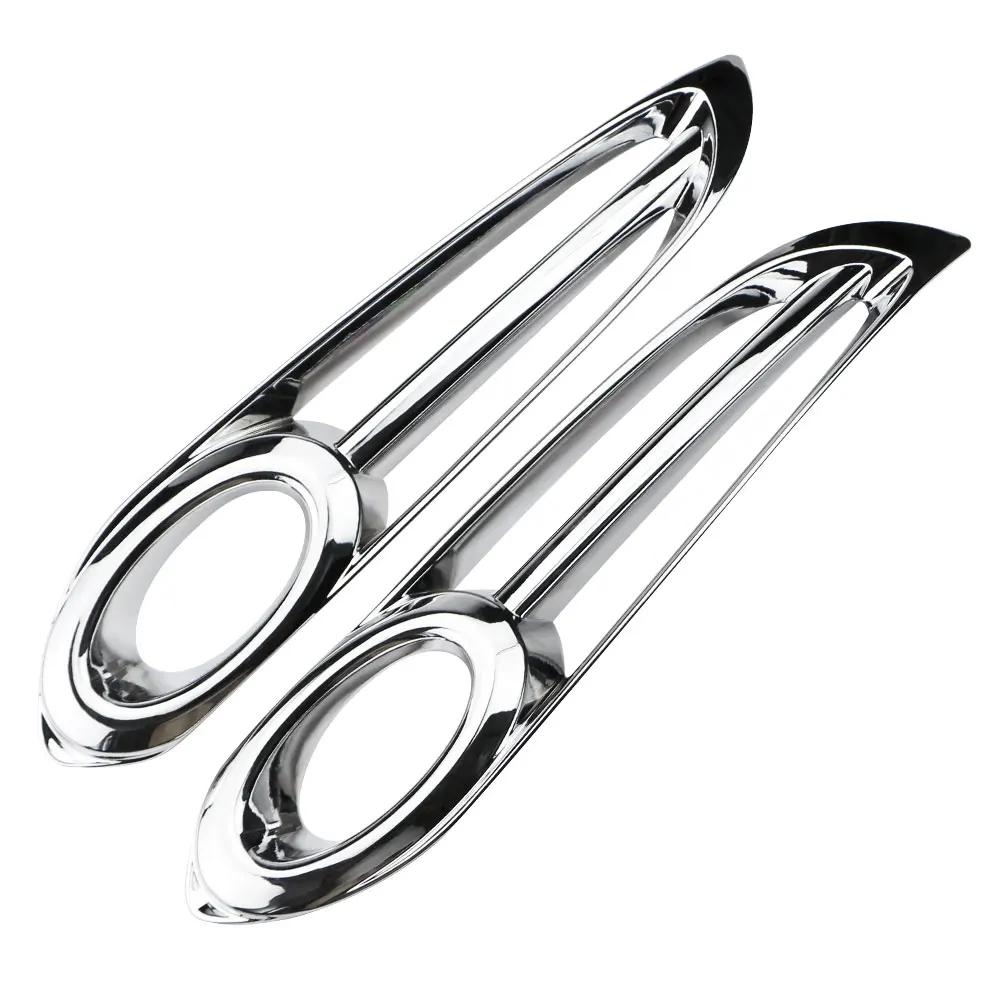 Car Front Fog Lights Cover Trim for Honda HR-V HRV Vezel 2014 - 2020 Fog Lamps Sticker Styling 2Pcs ABS Trim Chrome Accessories