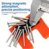 For 99 Hinges Quick-install Fixture Magnetic Hinge Jig Hand Tool Set Includes Screwdriver Bits Quick-install Design