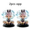 Anime One Piece Figurine Sitting Posture Rabbit Nika Luffy 15Cm Q-Version Peripheral Trendy Toy Pvc Model Ornament Gift In Stock