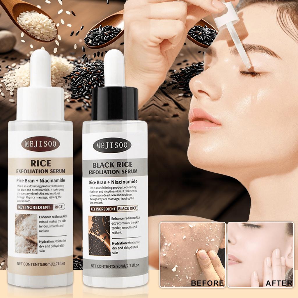 1 Stück Reis Peeling Essenz Feuchtigkeitsspendendes Gesichtsserum Zarte Haut Zart Glänzend Intensive Hydratation Glatte Textur