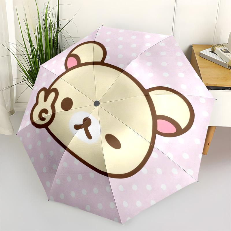 1pc Cute Bear Cartoon Suitable for All Seasons UmbrellaFP136