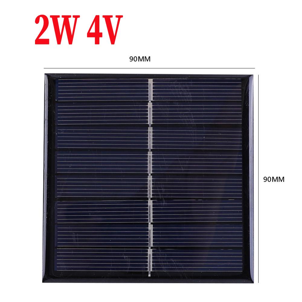Solar Panel Outdoor 3W/2W/1.5W 5V DIY Solar Cells System for Low-power Electrical Appliances Light Moblie Phone Battery