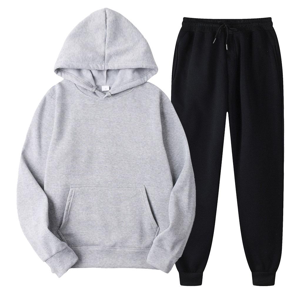 Spring And Autumn Men's Casual Sport 250g\m² Tracksuits Hoodies And Pants Clothing Oversized Sweatshirts Suits Hooded Coats