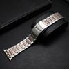 Titanium Link Bracelet For Apple Watch Ultra 2 49mm Series 10 46mm 42mm Metal Strap For iWatch 9 8 7 6 5 4 Se 45mm 41mm 44 Band