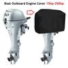 New 15-150HP Full Outboard Engine Cover 210D Oxford Cloth Anti-scratch Motor Engine Boat Cover Sun Protection Engine Protector