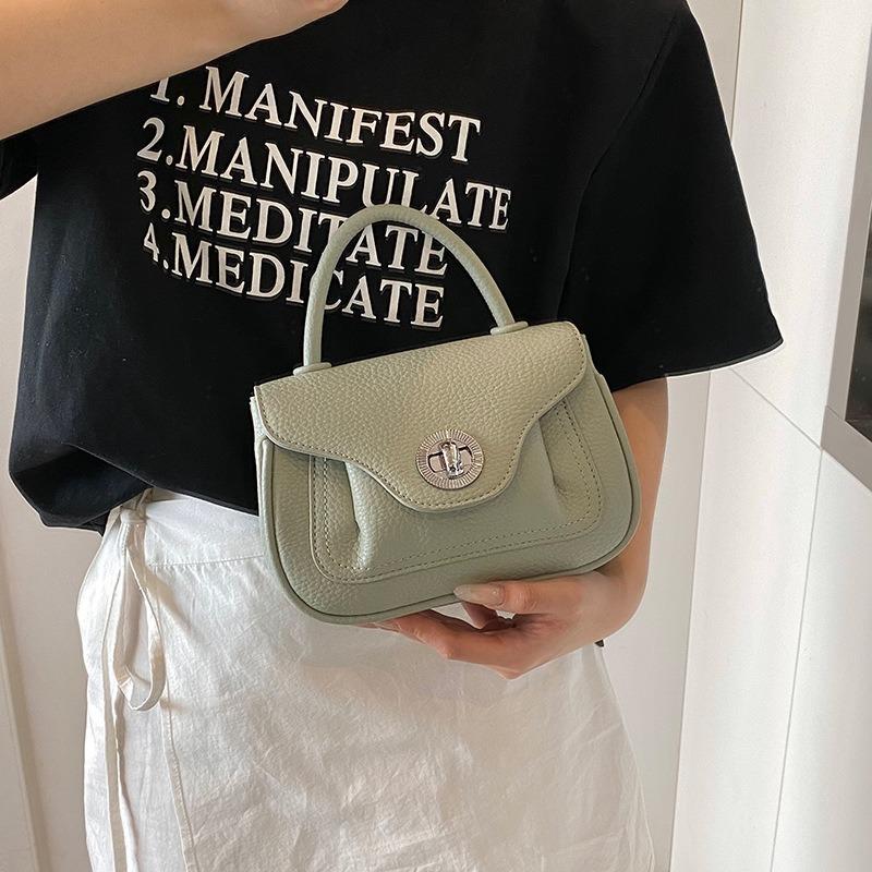 High-end hand carry fashionable small square bag, new simple and versatile shoulder bag, niche design messenger bag