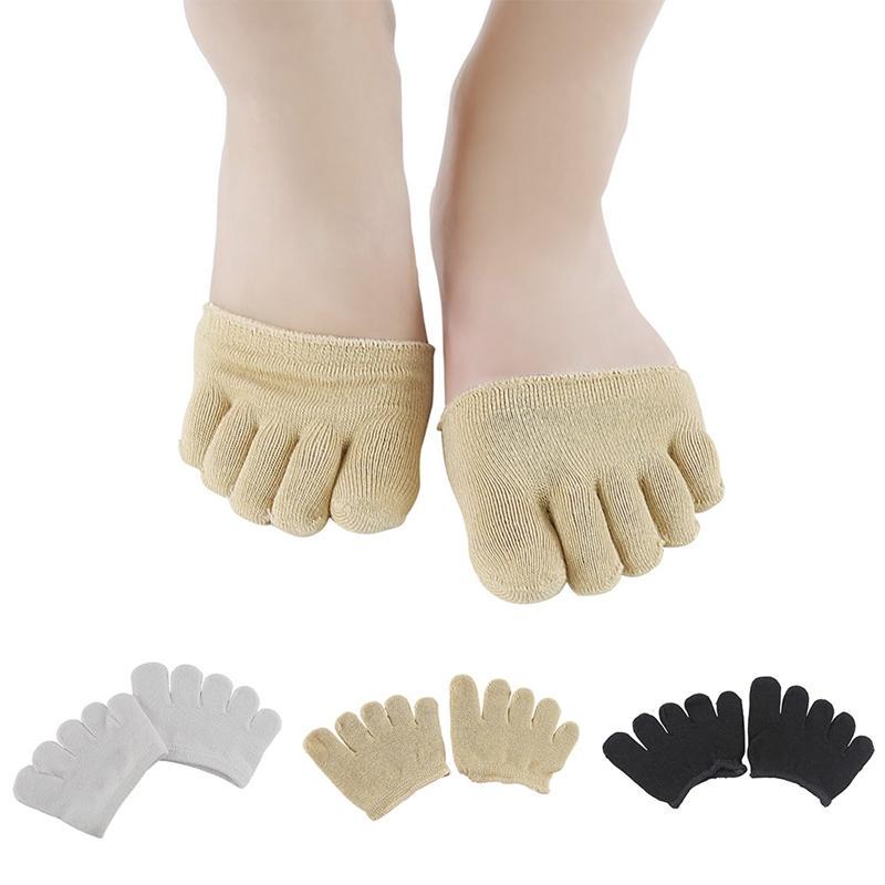 Women Invisible Yoga Non Slip Toe Socks Half Grip Heel Five Finger Socks Sleeve Women Invisible Yoga Non Slip Toe Socks Half Grip Heel Five Finger Socks Sleeve