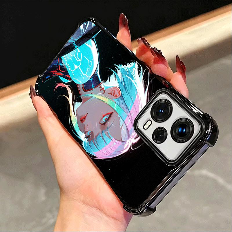 E-Edgerunners Anime Lucy Soft Phone Case For Xiaomi Poco X7 X8 Pro Max X6 X5 X3 F8 Ultra F7 M8 M7 M5S Redmi 15C 15A 15 14C 13C 1