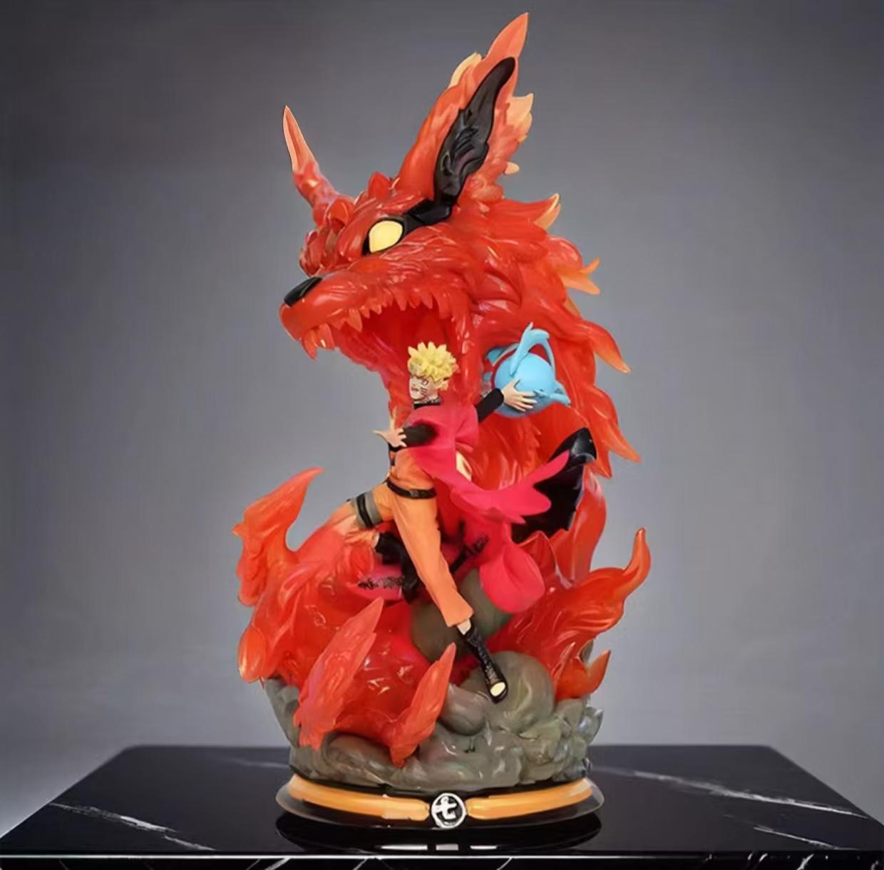 Naruto Shippuden Anime Figure Model Uzumaki Naruto Battle Scene Action Figure Statue Collection Toys