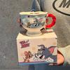 Genuine Authorized Cat And Mouse Retro Ceramic Cup Coffee Cup Mug Souvenir Cartoon Water Cup Girl