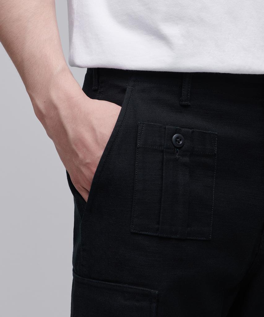 MUSINSA STANDARD British Army Cargo Pants [Black]