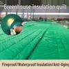 Wasserdichte isolierte Baumwolldecke für Wintergemüse: Dicke, wärmespeichernde, regendichte Gewächshausabdeckung