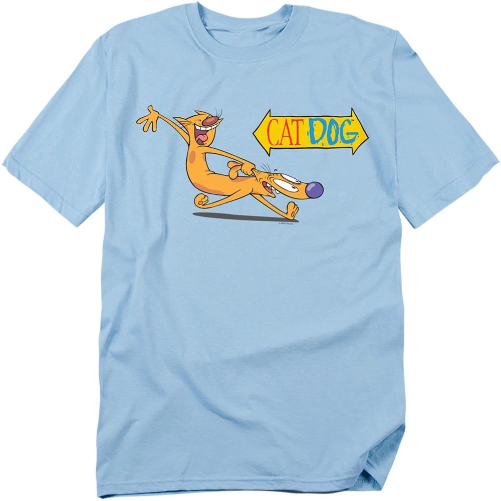 Catdog - Yee Haw! - Unisex Short Sleeve Children s T-shirt - Blue 120
