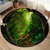 Beautiful Scenery Round Area Rug,Carpet Rug for Living Room Bedroom Sofa Playroom Decor,Non-slip Floor Mat