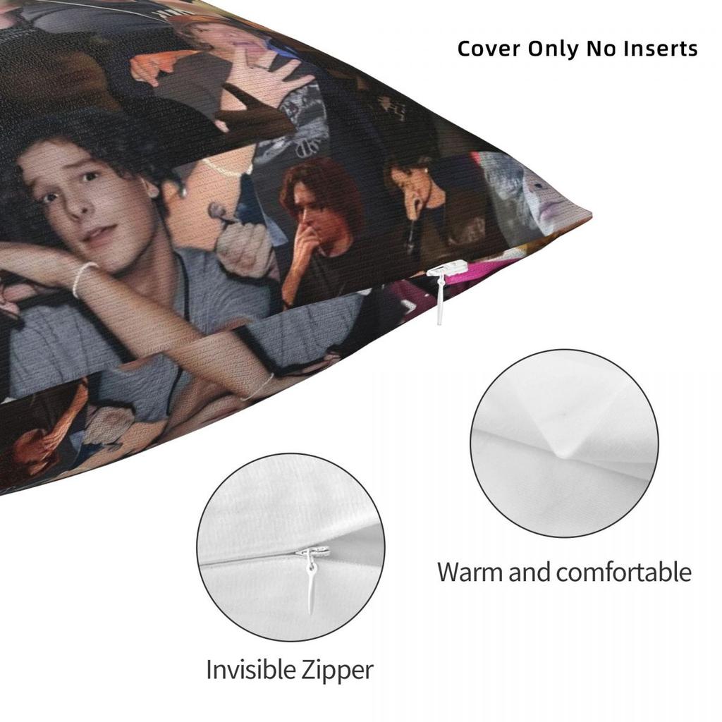American Mason Thames Actor Pillow Cover Vintage Pillow Case Polyester Custom Cushion Cover Pillowcases For Living Room Chair