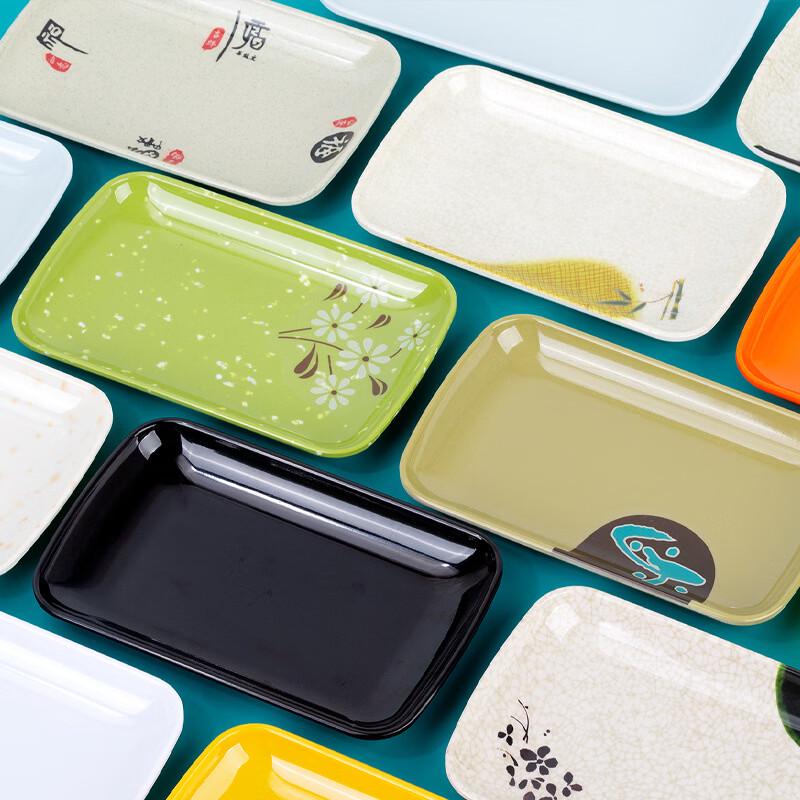 Handun Melamine Rectangular Snack Plate
