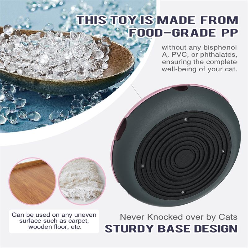 3in1 Multi-Katzen-Spielzeug Katzenangel Feder Verfolgungsbälle Gewichtsverlust Intelligenzförderung Angstlinderung Kätzchen Interaktives Spielzeug