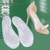 Non-Slip Shock Absorbing Arch Support Insoles for Men & Women - Soft Particles, Flat Foot Correction, Half Insole Pad