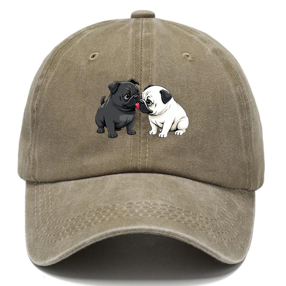1pc Lovely Dogs Printed Hat Hats for Men Hats for Women Party Hats Festival Top Hat Soft And Breathable Curved Eave Design