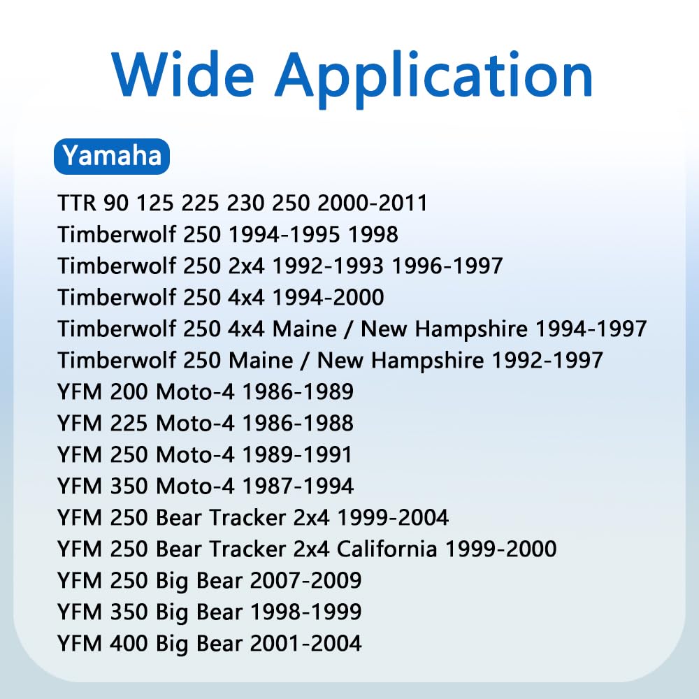 Fuel Vavle Petcock Lever Shut Off Tank Switch Fits for Yamaha TTR 90 125 225 230 250 YFM 200 225 250 350 400 Moto-4 Bear Tracker Bruin Grizzly Raptor