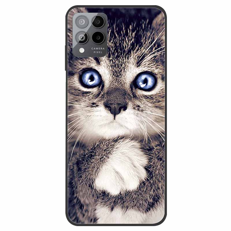 Case For T-Mobile REVVL 6 5G Animals Soft Silicone TPU Phone Back Cover for T-Mobile Revvl 6 Pro 5G Coque Protective Wolf Cat