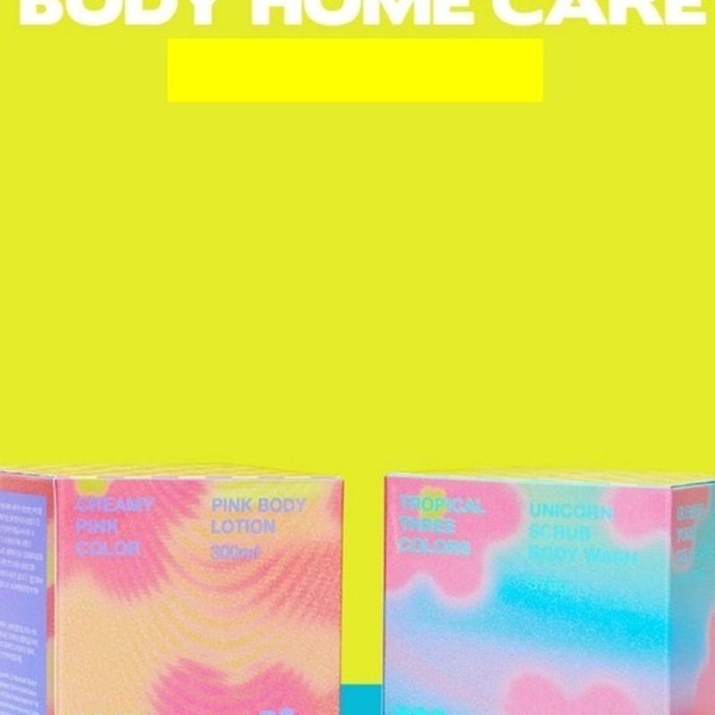 Marvelio [Set of 2] Pink Body Lotion + Unicorn Scrub & Body Wash