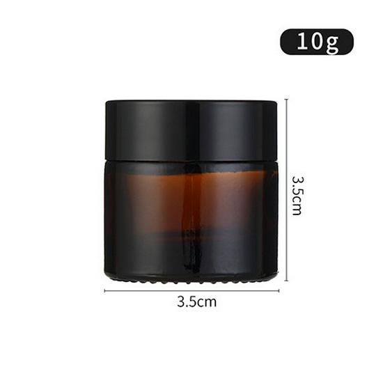Portable Travel Set: Empty Cosmetic Refill Bottles for Cream, Lotion, and Liquid Foundation 10g янтарь