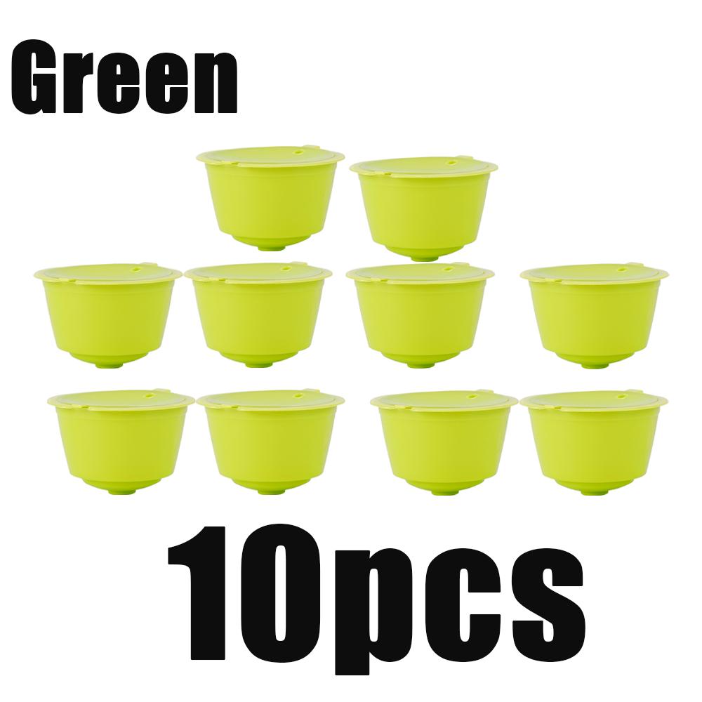 1/3/5/10pcs Reusable Coffee Capsules Filter Cup Dispenser for Nescafe Dolce Gusto Refillable Coffee Capsules Pod Compatible Kit