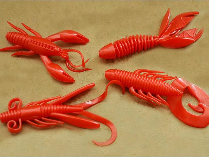 Crayfish/Ghost Shrimp/Flower Tail Maggot 2g Soft Lure Bait Worm