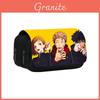Jujutsu Kaisen Pattern Double Layer Flip Cover Stationery Storage Pencil Bag For Students And Anime Fans