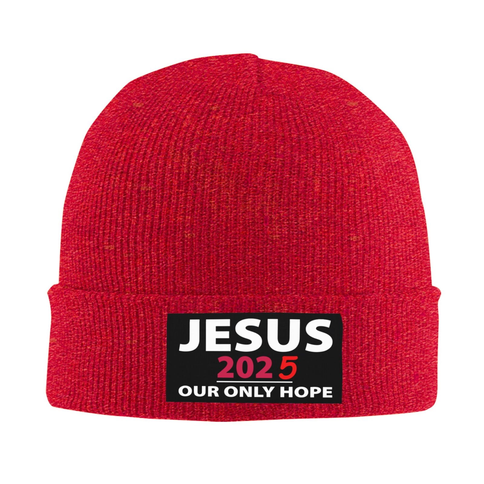 Jesus  Our Only Hope Unisex Women Knitted Hat Adult Knit Beanie For Fall Winter Knit Hat Cap