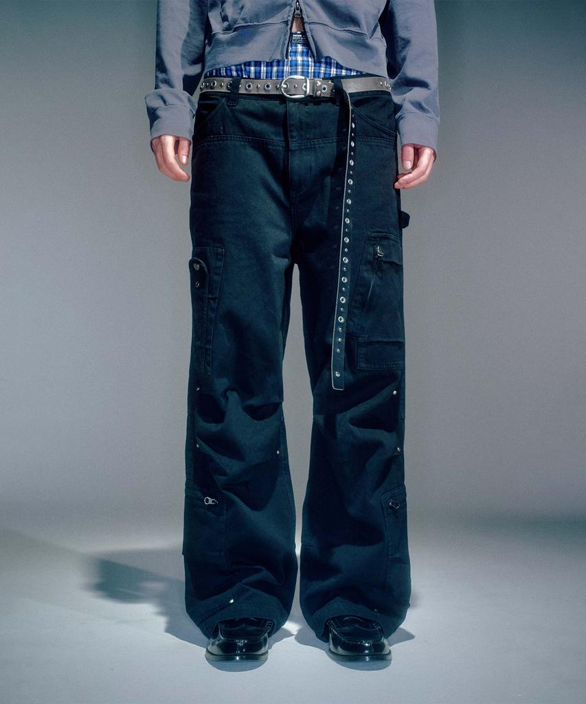 Beikeonteuakaibeu Men Fedry Work-Pants Black