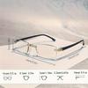 6Pcs Ultralight Reading Glasses Men Women Rimless Blue Light Blocking Computer Glasses Vintage Hd Lens Presbyopia Eyewear