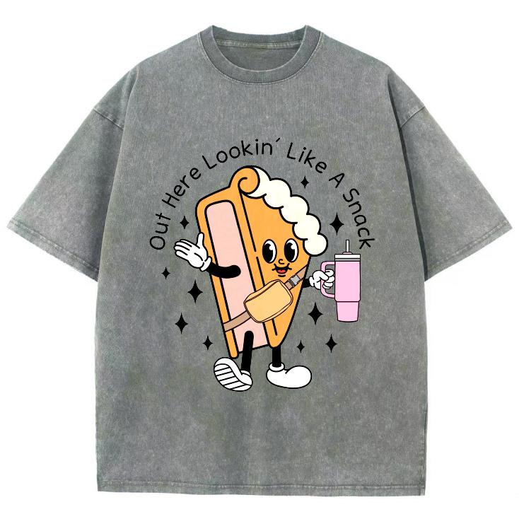 

Мультяшный персонаж Забавный стиль Женская футболка Оверсайз Круглый вырез Эластичная Выстиранная ткань Короткий рукав Милый Дизайн Чувство Топ 3XL