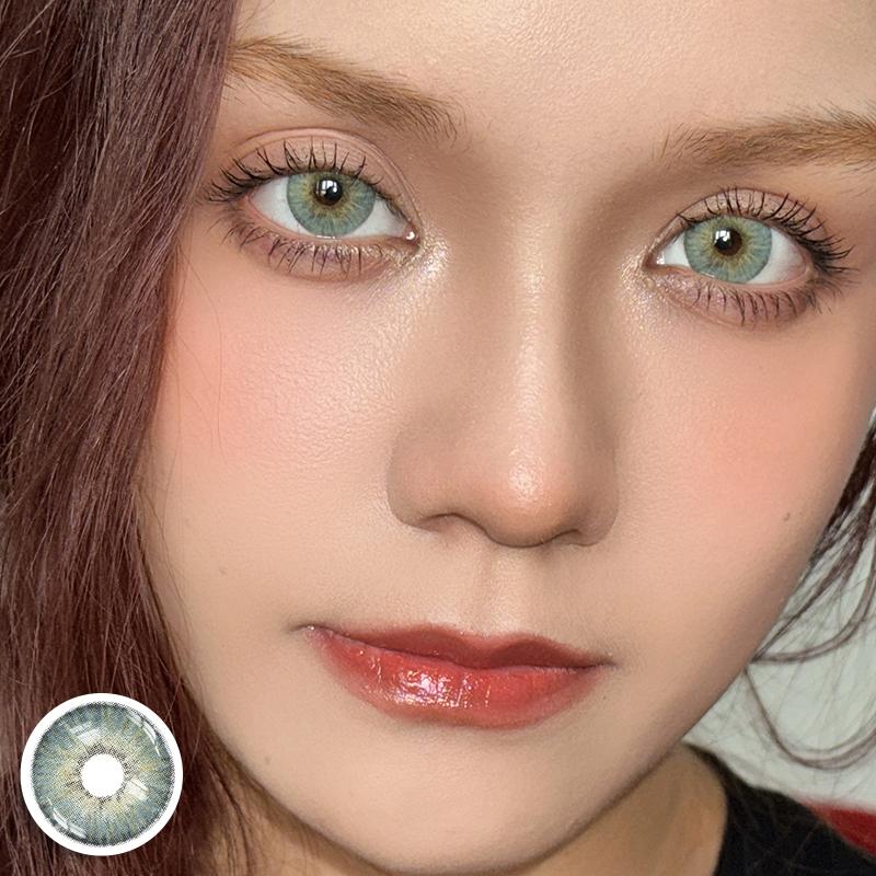 Freshlady Peruvian Grey And Giant Green And Urban Green And Collection 14.0mm Colored Contact Lenses 1 Year Disposable for Daily Wear