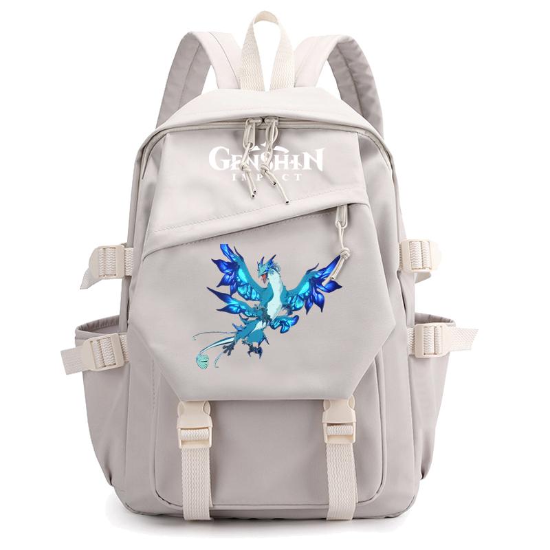 Anime Game Travel Backpack Printed Canvas Backpack for Boy Girl School Bag Students Women Large Capacity Bookbag Usb Charging Kids Gifts