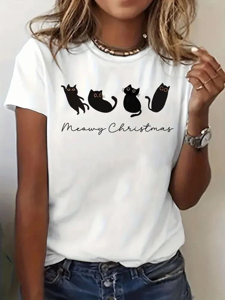 Women Heart Print T Shirt Multi Styles Love Graphic Tees Summer Soft Cotton O Neck Short Sleeve Casual Loose Daily  Tops  Ladies