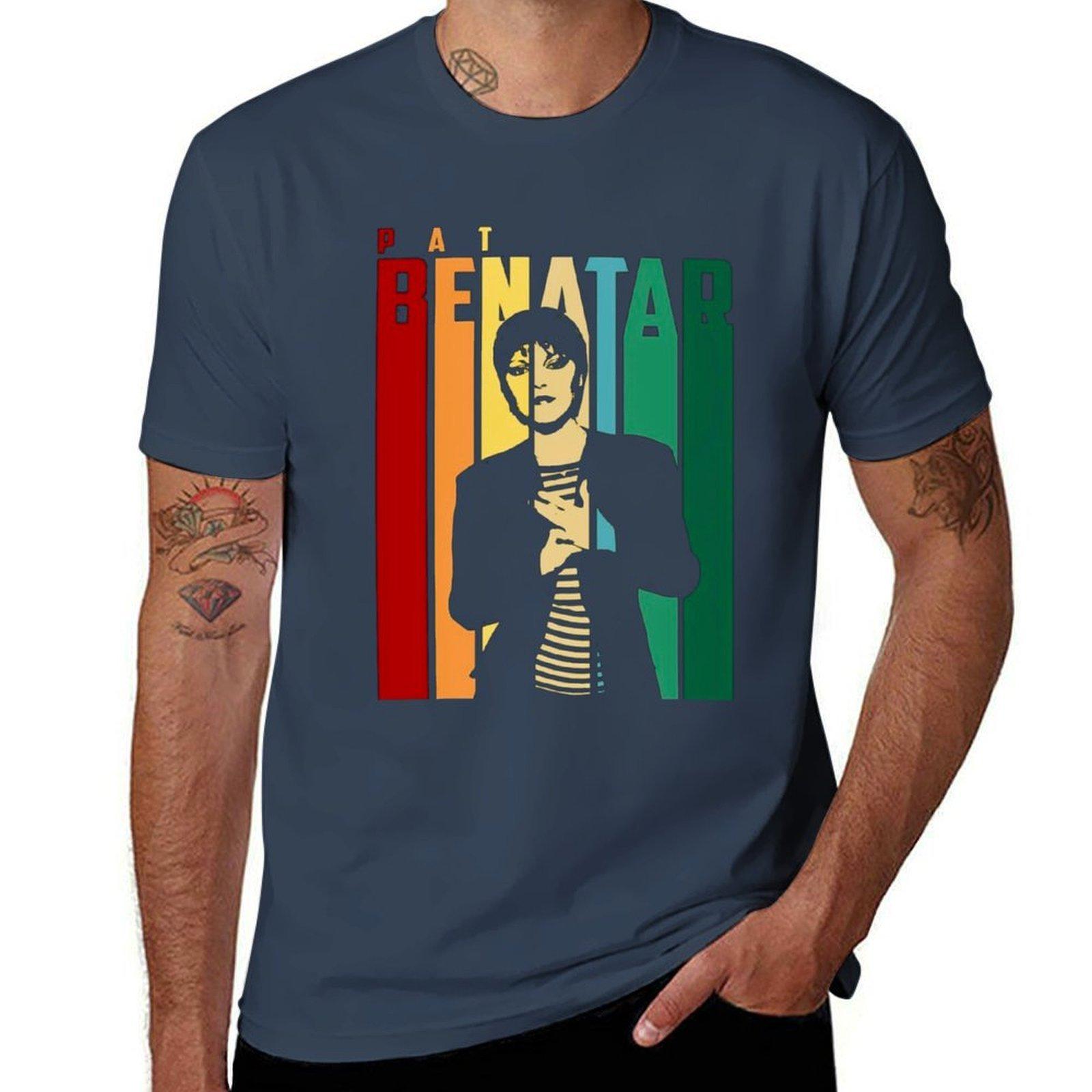 Pat Benatar TShirt Active Sports Short Sleeve Cotton Shirt S