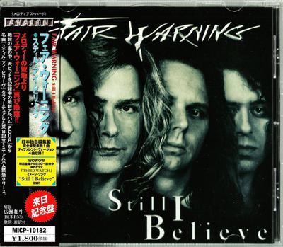 CD FAIR WARNING  Still I Believe MICP10182 AVALON 2000 Japan ObiMetal Used