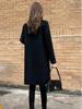 Women's Slim Fit Double-Faced Cashmere Wool Coat, 2024 High-End, Small Sizes Available